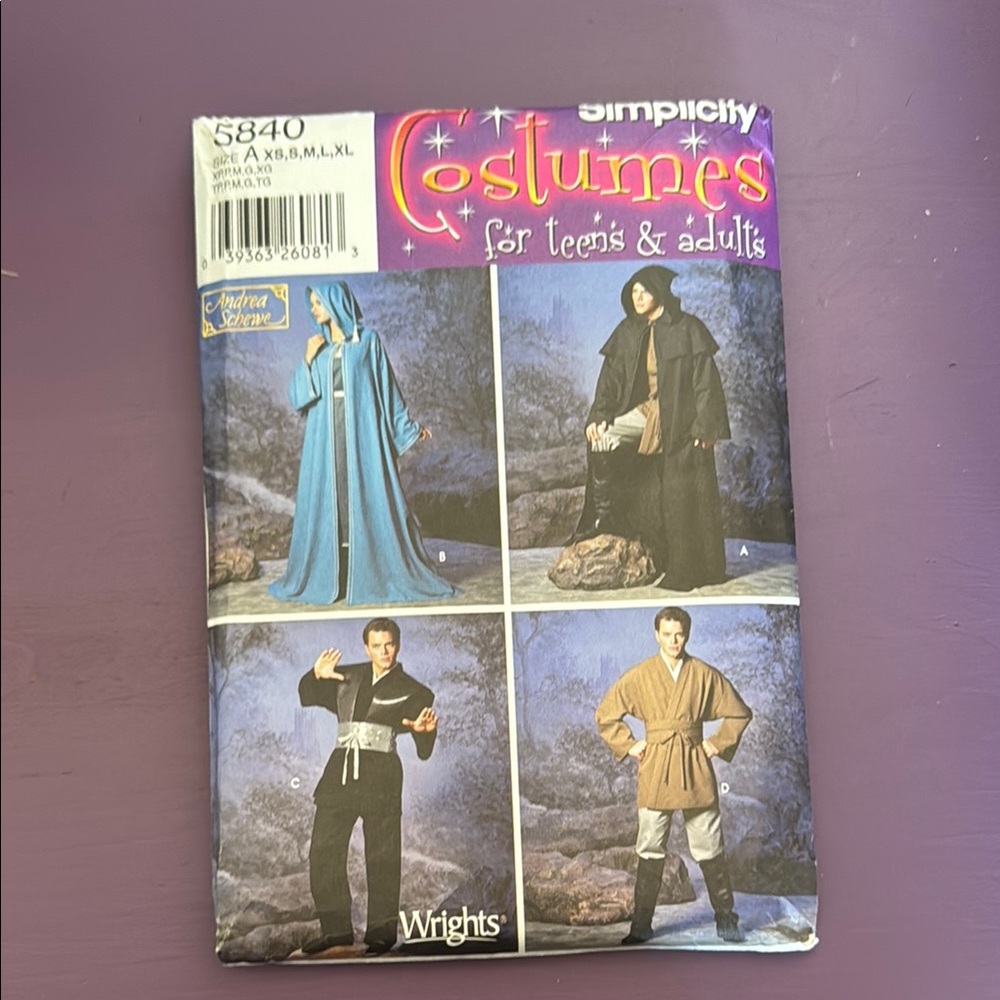 Simplicity Pattern 5840 size XS-XL